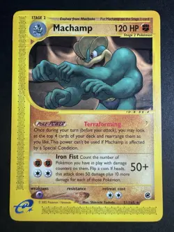 Pokemon Machamp 51/165 Rare Expedition Card NM- - Image 1