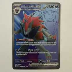 N's Zoroark ex 175/159 Ultra Rare SV09: Journey Together Pokemon Card - Image 1
