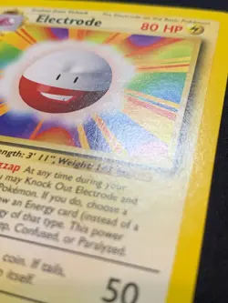 ELECTRODE - 021/102 - BASE SET - RARE POKEMON CARD - LP - Image 3