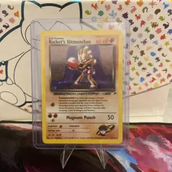 Rockets Hitmonchan Gym Heroes Trading Card 11/132 Holo - Image 1