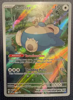 Pokemon TCG Snorlax Promo Holo Card 151 Scarlet and Violet 051 - Image 1