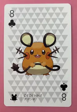 Dedenne pokemon Playing Poker Card Yveltal 2013 Nintendo Japanese Very Rare - Image 1