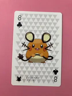 Dedenne pokemon Playing Poker Card Yveltal 2013 Nintendo Japanese Very Rare - Image 2