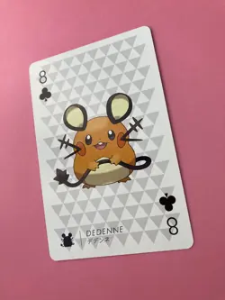 Dedenne pokemon Playing Poker Card Yveltal 2013 Nintendo Japanese Very Rare - Image 3