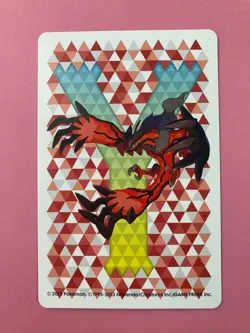 Dedenne pokemon Playing Poker Card Yveltal 2013 Nintendo Japanese Very Rare - Image 5