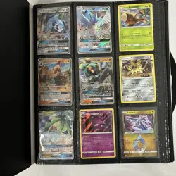 Pokemon TCG Sun Moon Lot 17 Cards FULL ART/ULTRA RARE/HOLO/GX Binder Collection - Image 1