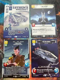 Star Wars Unlimited, 12 Card Lot - Hyperspace Art Spaceships - Image 4