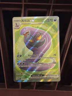 Arbok ex 185/165 Full Art Sv: Scarlet & Violet 151 Holo Pokemon TCG Cards Mint - Image 1