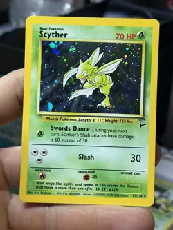 Scyther 17/130 Base Set Kingdra 8/111 Neo 2000 Vintage Pokemon Card Lot WOTC - Image 3