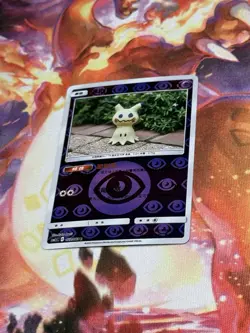 Mimikyu 022/061 Reverse Holo Chinese Yuka Morii Sun and Moon Pokemon Card - Image 1
