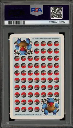 Pokemon Stadium Blue Playing Cards Nidorina Queen of Diamonds MISLABELED PSA 9 - Image 2