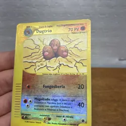 Dugtrio 10/165 Expedition Reverse Holo Vintage 2002 Pokemon Rare Card Mp - Image 2