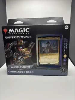 Magic The Gathering Warhammer 40k Forces Of The Imperium Commander Deck MTG - Image 1