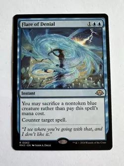 MTG - Flare of Denial - Modern Horizons 3 (MH3) - #62 Rare M/NM - Image 1