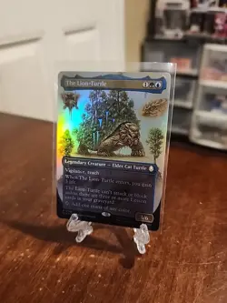 WOTC Avatar: The Last Airbender The Lion-Turtle (Borderless) (R) (Foil) NM - Image 1