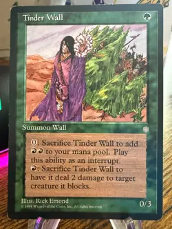 Tinder Wall Ice Age MTG Magic the Gathering - Image 1