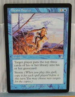 Mtg BRAIN FREEZE NM Scourge 29/143 -Argo- - Image 1