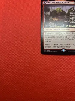 1x Krenko,Tin Street Kingpin War of the Spark Foil Promos MTG - Image 4
