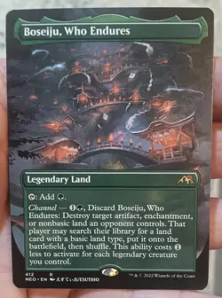 Boseiju, Who Endures (Borderless) Kamigawa: Neon Dynasty Regular - Image 1