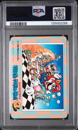 1989 CARDDASS SUPER MARIO BROS. 3 #27 SPIKE PSA 10 - Image 2