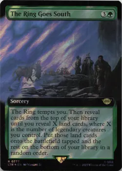 The Ring Goes South (Extended Art) (Surge Foil) - FOIL - R Universes Beyond: The - Image 1