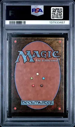 1999 MTG PORTAL THREE KINGDOMS #122 ROLLING EARTHQUAKE PSA 9 - Image 2