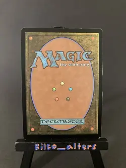 MTG Hand Painted Alter: SWAMP Magic The Gathering Anime Art - Image 2