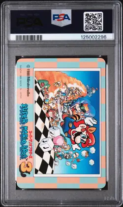 1989 CARDDASS SUPER MARIO BROS. 3 #27 SPIKE PSA 10 - Image 2