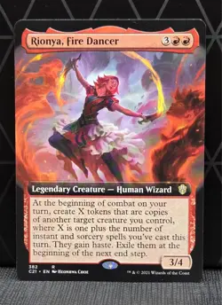 Rionya, Fire Dancer (Extended Art) - Commander 2021 (C21) MTG - 382 NM - Image 1