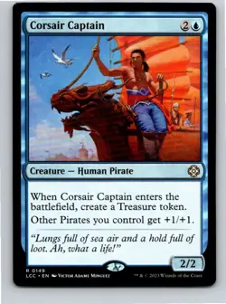 Magic the Gathering Corsair Captain The Lost Caverns of Ixalan Commander MTG - Image 1