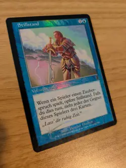 MtG *FOIL* Standstill from Odyssy, Moderately Played, German Language - Image 1