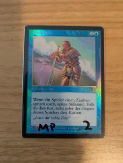 MtG *FOIL* Standstill from Odyssy, Moderately Played, German Language - Image 4
