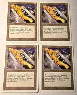 Revised 3rd Edtion MTG Playset Black Vise Magic - Image 1