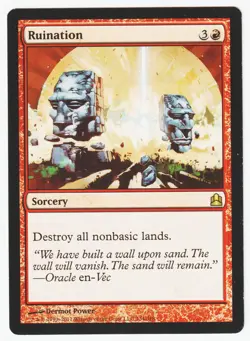 Ruination - Commander #134 LP Regular MTG Magic the Gathering - Image 1