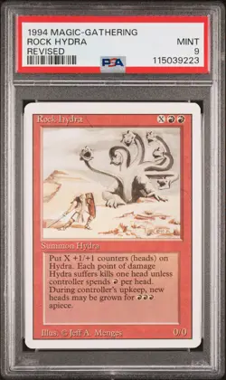 MTG - Rock Hydra - Revised Edition Magic - Graded PSA 9 - Image 1