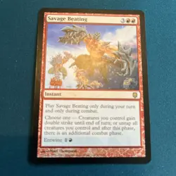 MTG Savage Beating Darksteel UNPLAYED - Image 1