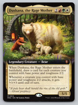 Duskana, the Rage Monster Extended Art - Murders at Karlov Manor MTG - Image 1