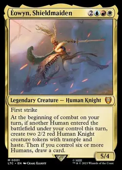 Riders of Rohan Commander *FACTORY SEALED* Deck Lord of the Rings MTG - Image 2
