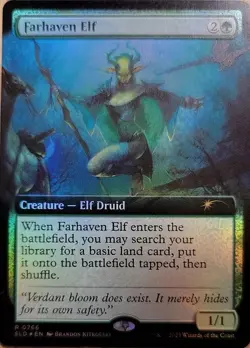 Farhaven Elf *** FOIL *** - MTG SLD Secret Lair Drop Series - NM/MINT - Image 1