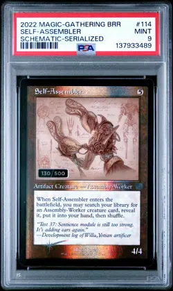 2022 MTG THE BROTHERS' WAR RETRO ARTIFACTS #114 SELF-ASSEMBLER 130/500 PSA 9 - Image 1