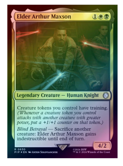 Elder Owyn Lyons - Surge Foil Fallout MTG - Image 1