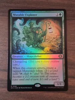 Mutable Explorer R Lorwyn Eclipsed 186 FOIL Near Mint - Image 1