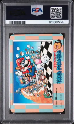 1989 CARDDASS SUPER MARIO BROS. 3 #30 THWOMP PSA 10 - Image 2