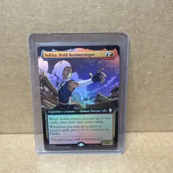 Sokka, Bold Boomeranger (Extended Art) Avatar: The Last Airbender Foil - Image 1