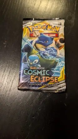 Pokemon Trading Card Game Sun & Moon Cosmic Eclipse Booster Pack 820650805899 - Image 1