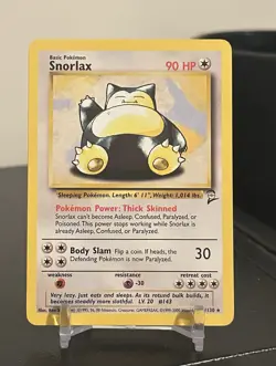 2000 Pokemon Game Base Set 2 30/130 Snorlax Non-Holo!🔥 - Image 1