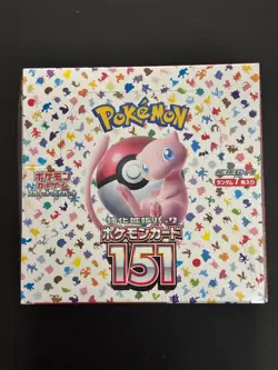 Pokemon TCG Japanese 2023 Scarlet & Violet 151 Booster Box New and Sealed - Image 1