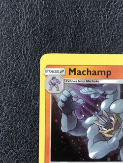 Miscut - Machamp 65/145 Cosmo Holo - Error Misprint - Pokemon TCG - Image 3