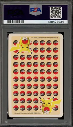 Pokemon Stadium Yellow Playing Cards Poliwag Jack of Diamonds PSA 9 Mint - Image 2