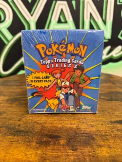 2000 Pokemon Topps Series 2 Factory Sealed *RAINBOW FOIL BOX!* - Image 1